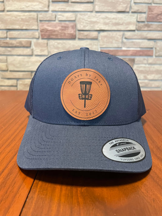 Custom Snapback Hat - Navy